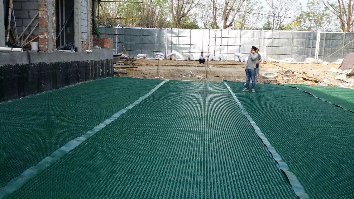 成都防排水板绿化施工